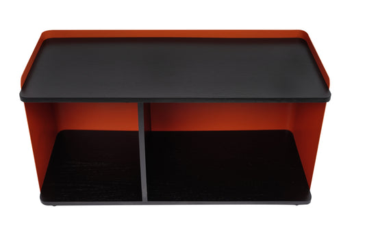 Nexus - Side Table - Orange & Black