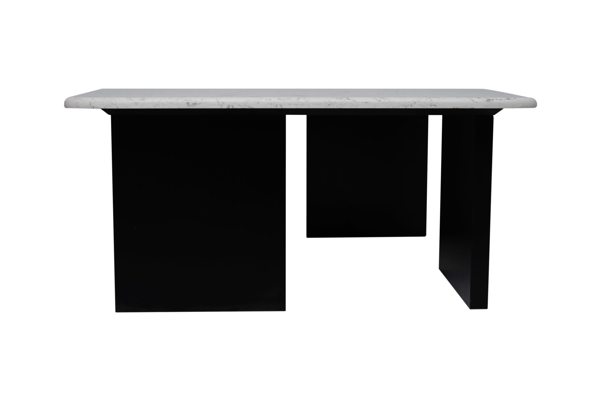 Linea - Coffee Table Square - White & Black