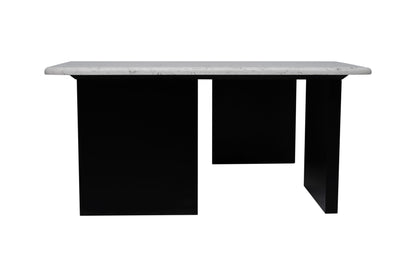 Linea - Coffee Table Square - White & Black