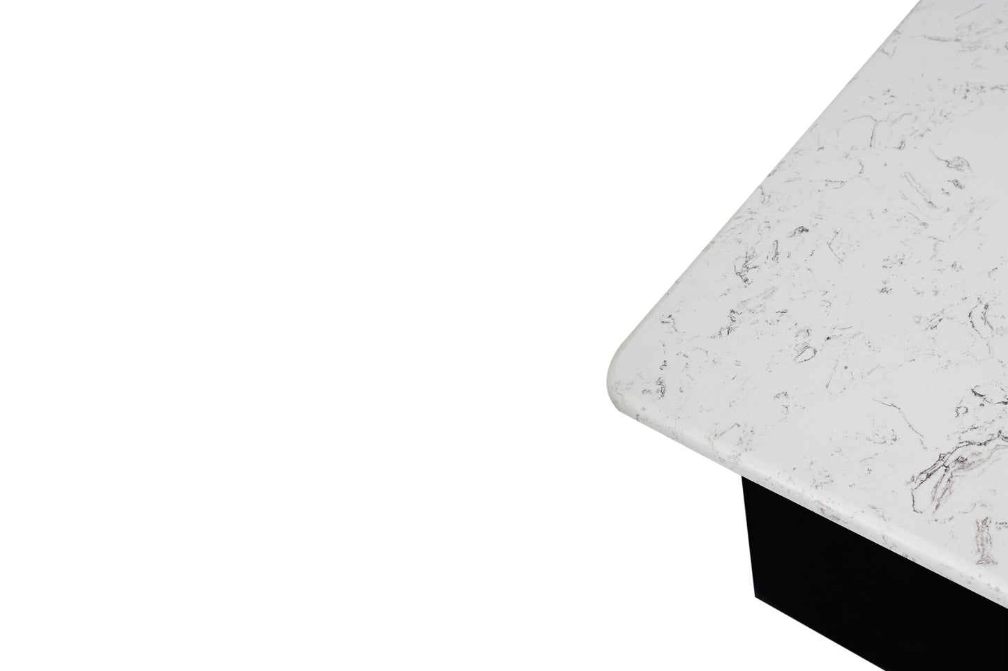 Linea - Coffee Table Square - White & Black