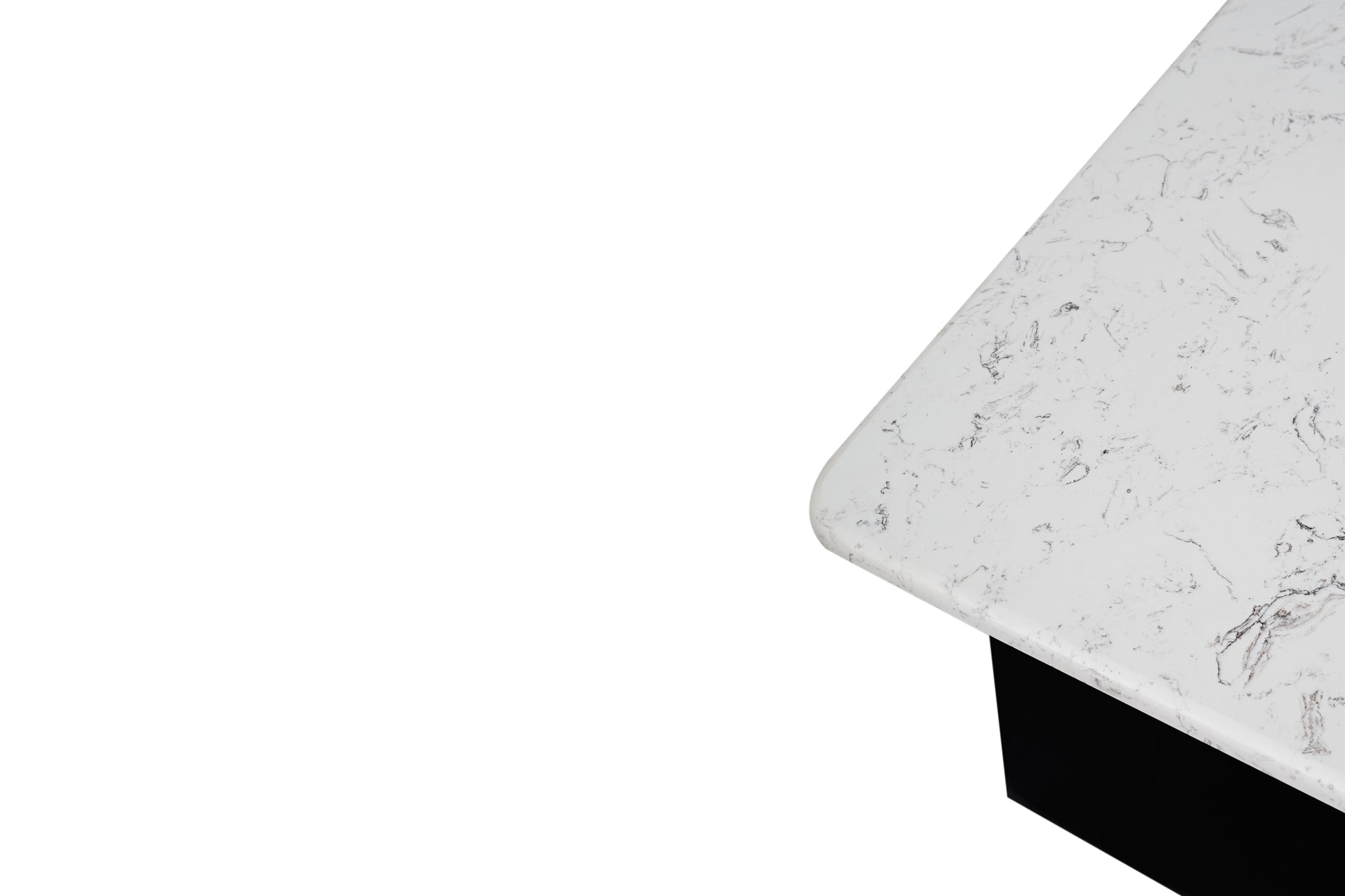 Linea - Coffee Table Square - White & Black