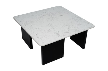 Linea - Coffee Table Square - White & Black