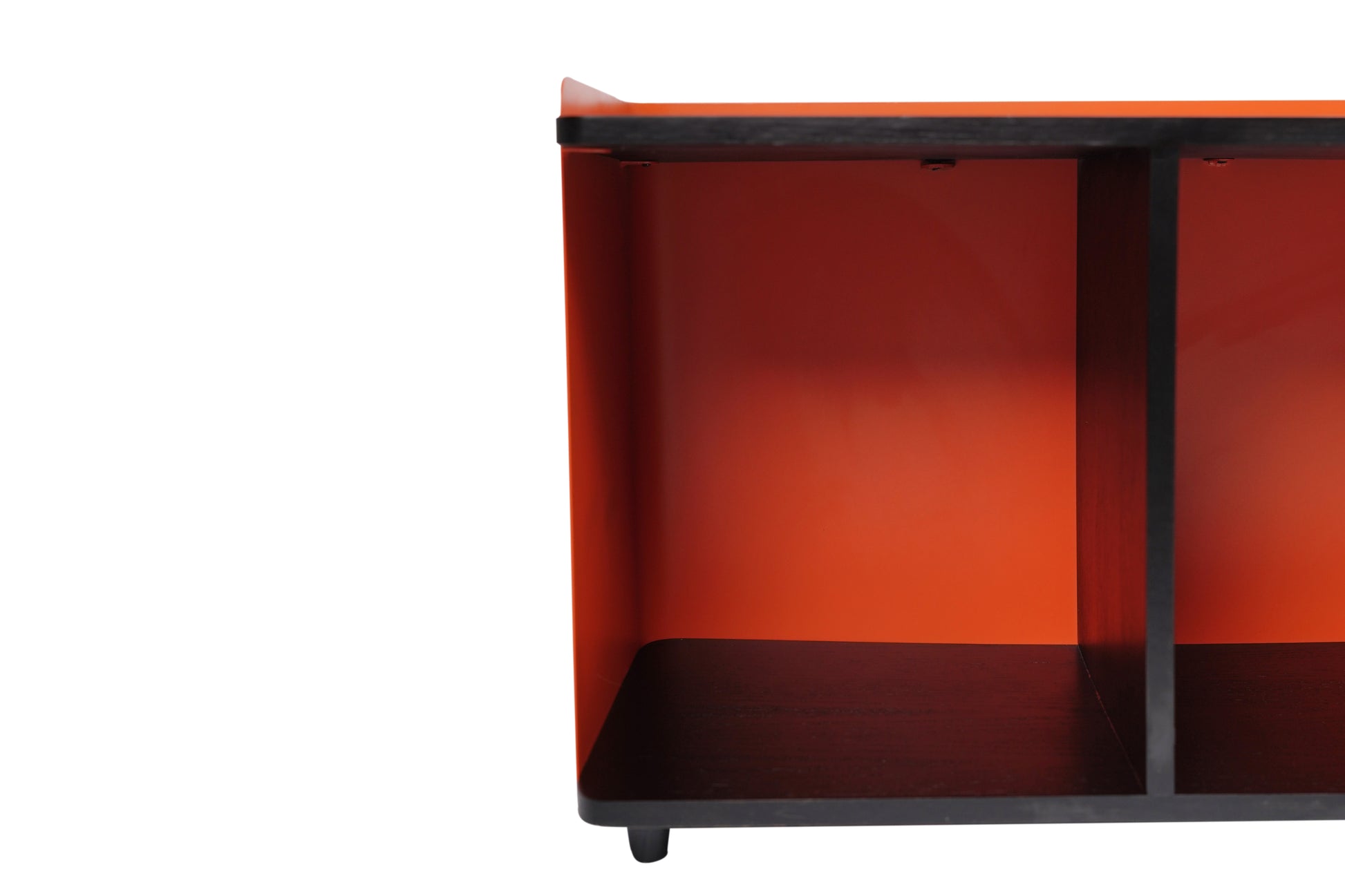 Nexus - Side Table - Orange & Black