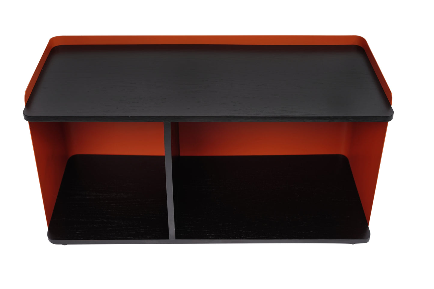 Nexus - Side Table - Orange & Black