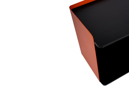 Nexus - Side Table - Orange & Black