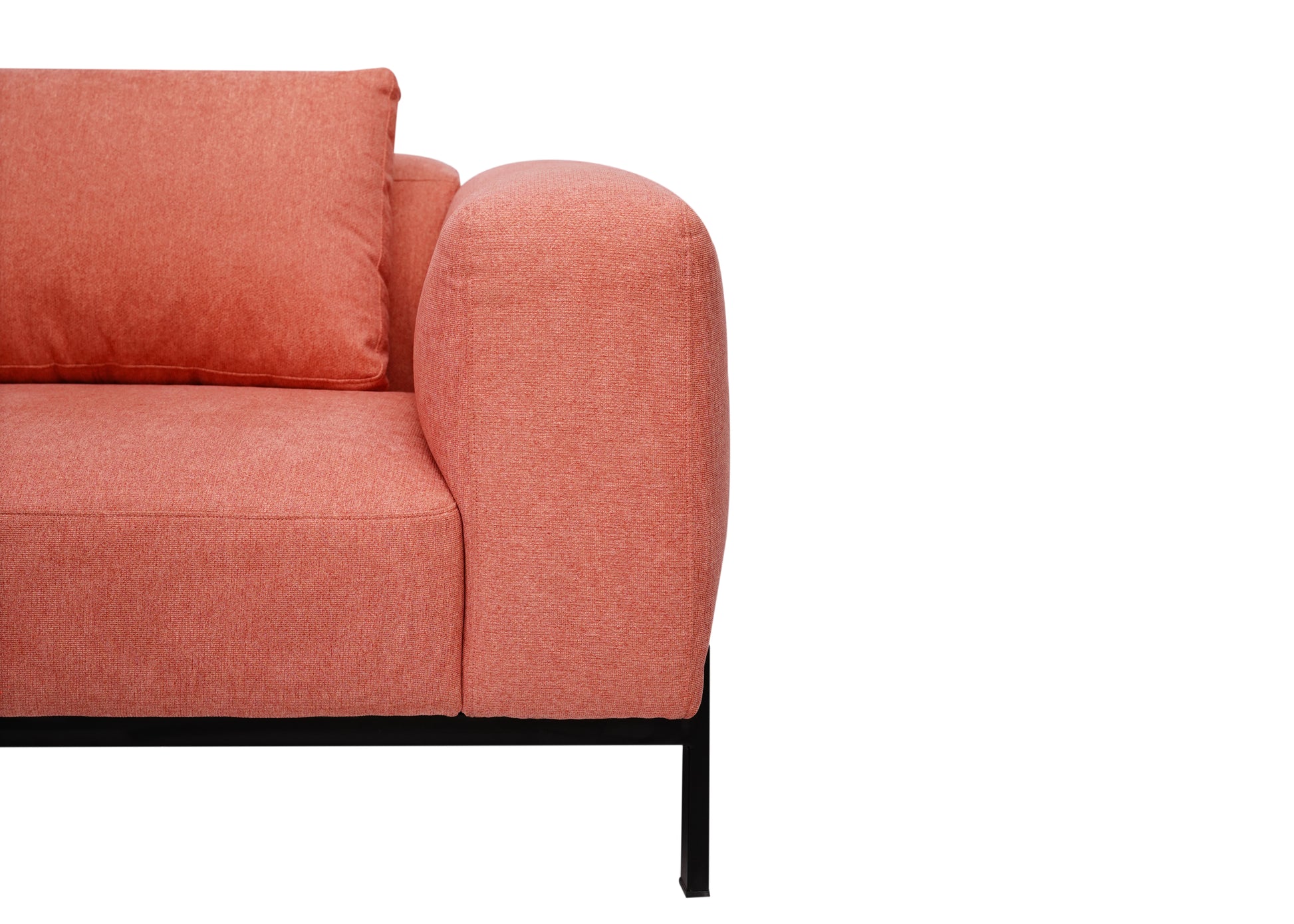 Noir - Sectional Sofa 3 + 2 - Peach