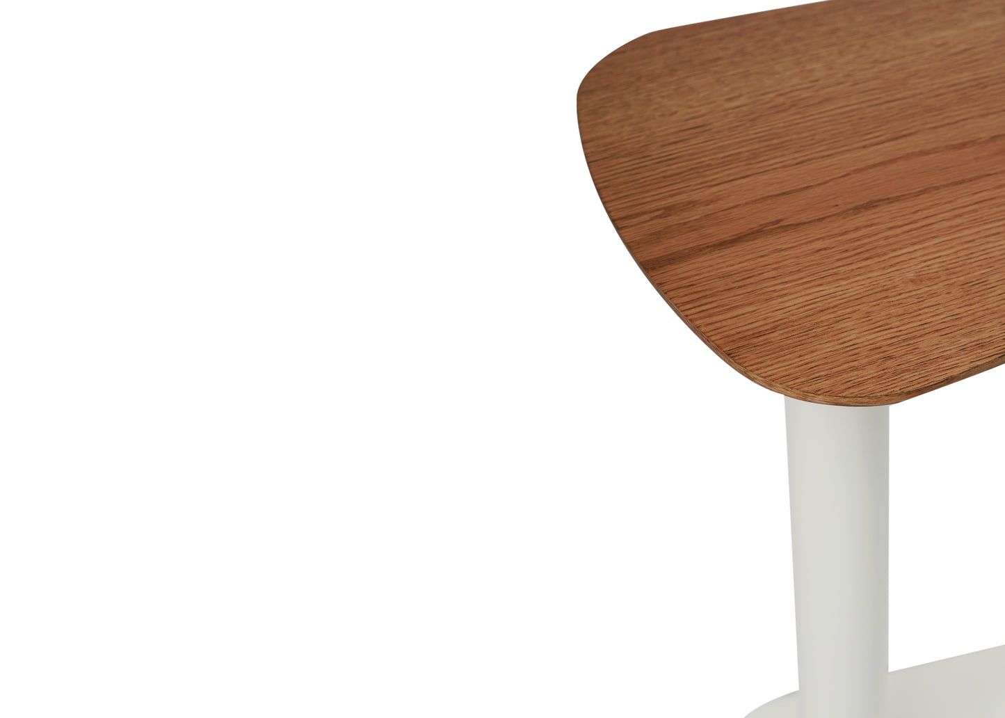 Orbis - Side Table - Brown & White